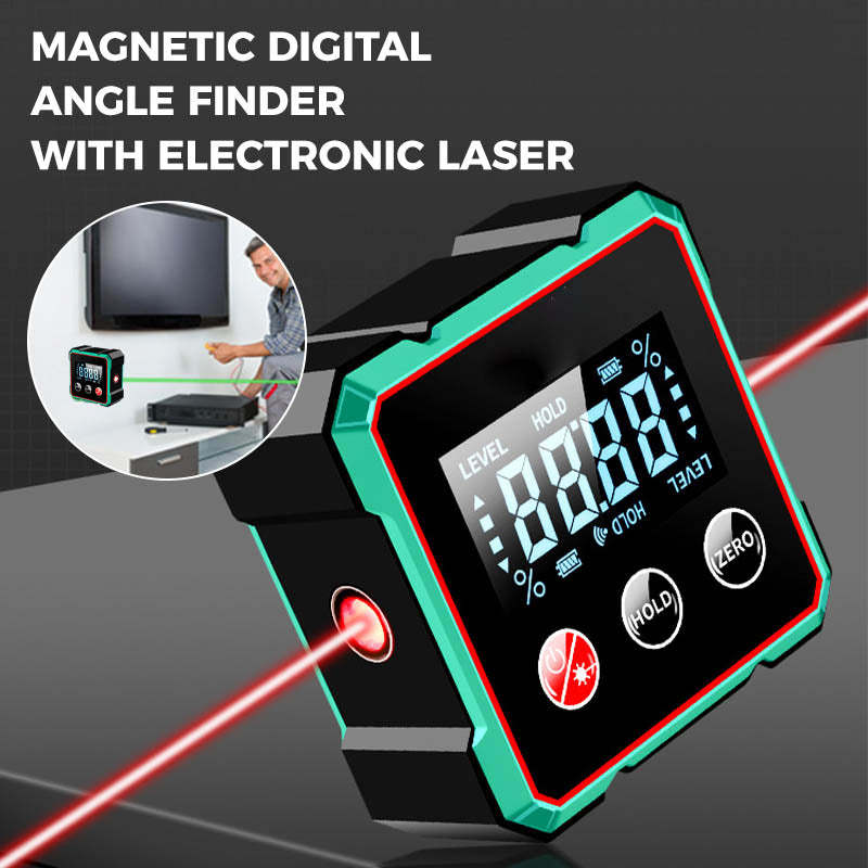 2-in-1 Digital Inclinometer & Level
