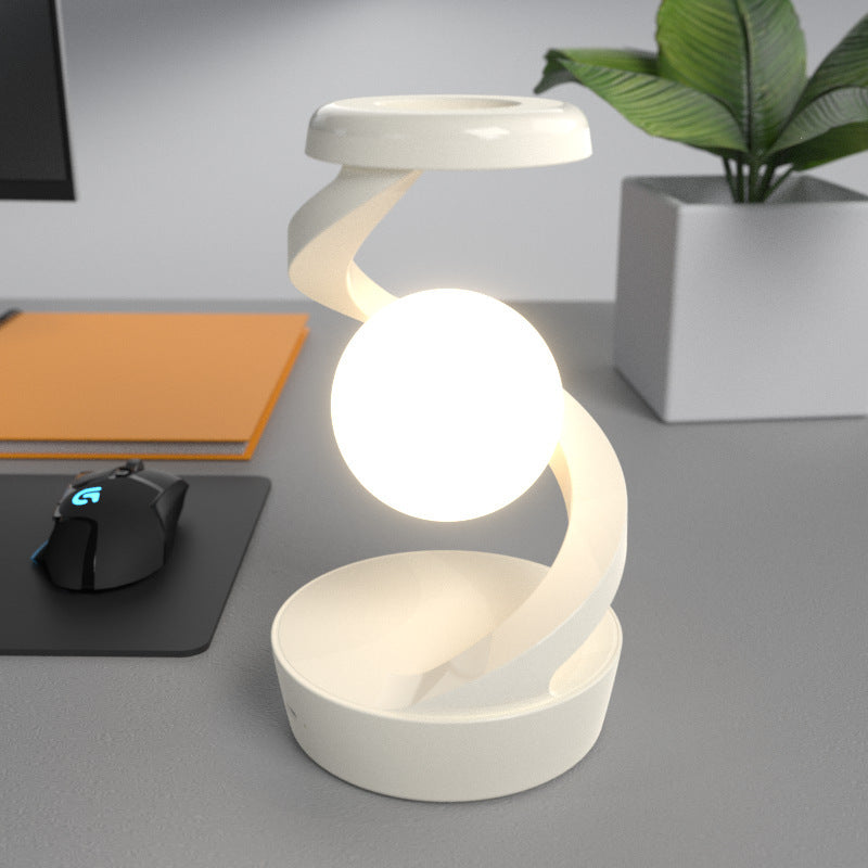 Rotating Magnetic Night Light with Wireless Charging